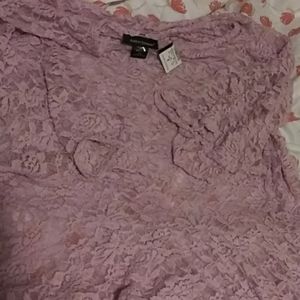 Plus Size Lace Blouse